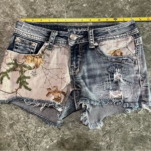 Mossy Oak Camo Denim Shorts